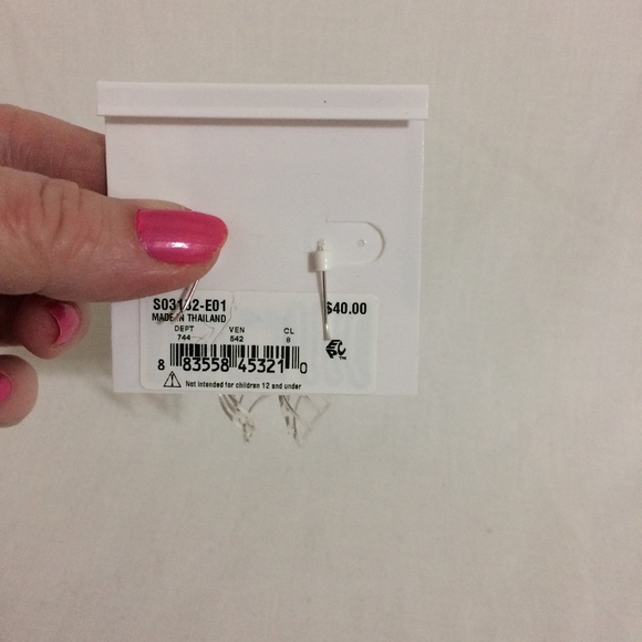 Touch of Silver Dangle Earrings - Picture 2 of 2